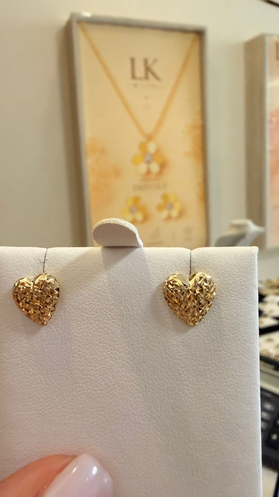 ARETES CORAZON TRAMADOS 0.90GR 10K